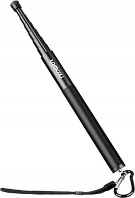 Lammcou Selfie-Stick, Einbeinstativ, Selfie-Stick für GoPro, schwarz