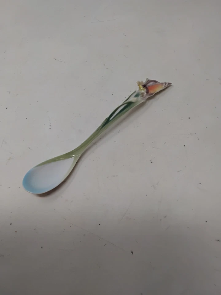 Franz Butterfly Flower Porcelain Spoon FZ00142 - Image 1 of 4