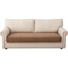 Sofabezug 3 Sitzer, Anti-Rutsch, Braun, 90x120cm, Sofaschutz, langlebig, leicht