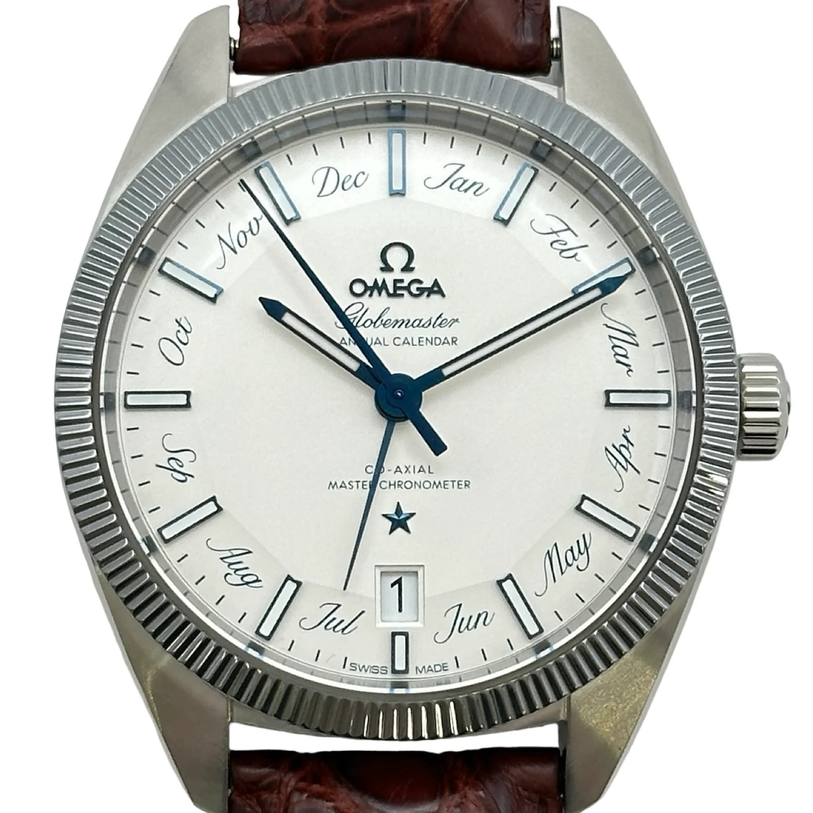 OMEGA Wristwatch 130.33.41.22.02.001 41mm Stainless Steel Silver Dial OKW3515