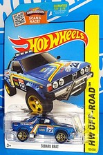 Hot Wheels 2015 HW Hot Trucks Series 123 Subaru Brat Blue w/ Gold 5SPs