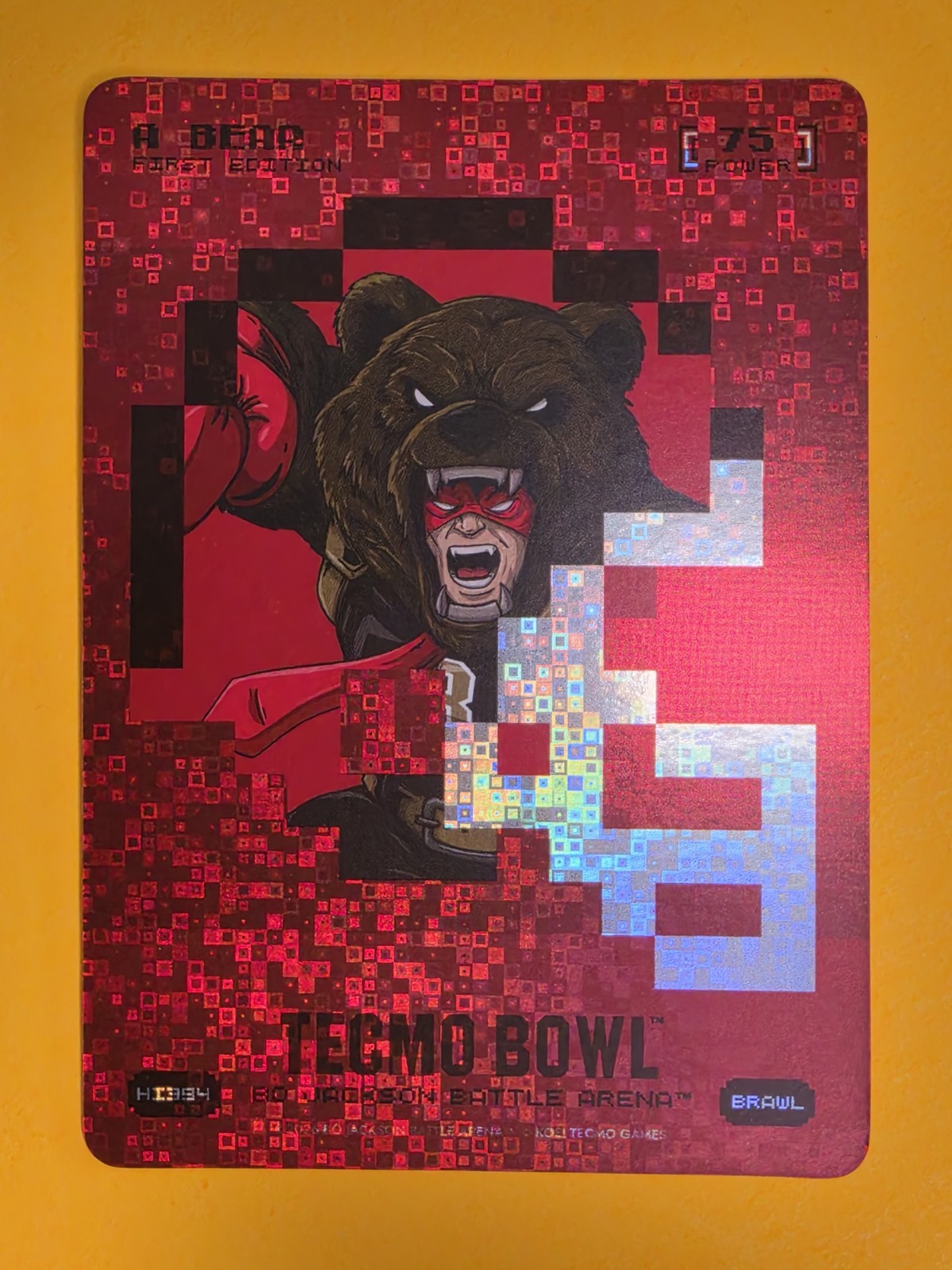 Bo Jackson Battle Arena Tecmo Bowl Bobby Hebert A Bear Brawl Helmet Icon