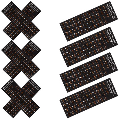  10 Sheets Tastatur Sticker Aufkleber Universelle Tastaturaufkleber