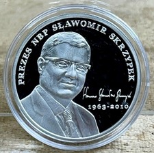 POLAND 2011 MW 10 ZLOTYCH SMOLENSK 10.04.2010 Slawomir Skrzypek Silver Coin