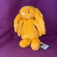 Retired Jellycat - Small Bashful Saffron Bunny With tag
