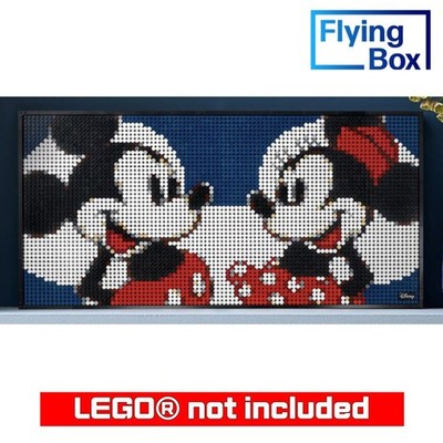 Wall Mounted Display Case for LEGO 31202 Disney's Mickey Mouse and Minnie Mouse