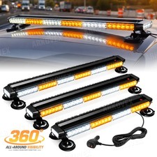 Strobe Light Bar Amber Emergency Light Beacon Warning Tow Car Trucks 25 32 37