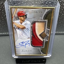 2023 Topps Transcendent Auto SCOTT ROLEN Gold Framed 14/15 AUTO SICK GAME PATCH