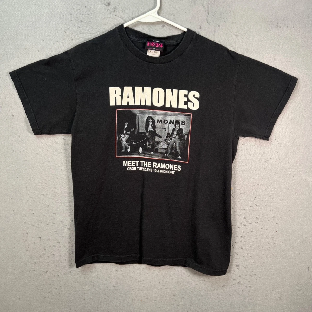 Vintage RAMONES Gabba Gabba Hey 1990s T-Shirt Hey Ho