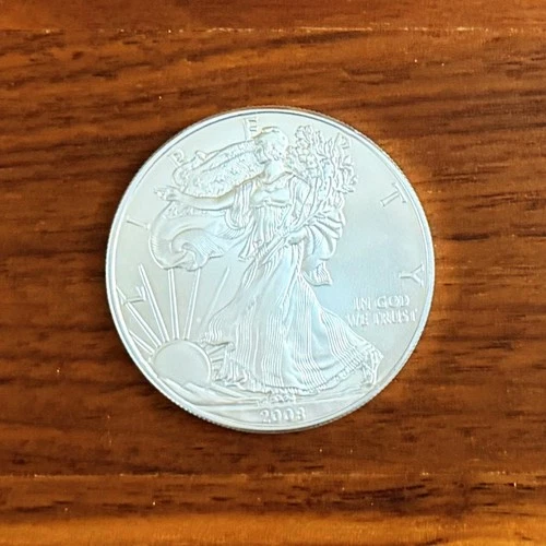 2008 "American Silver Eagle" Uncirculated 1 Oz .999 Fine Silver Bullion BU! 🔰