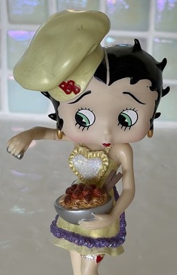 Betty Boop Kitchen All In The Way You Shake It Pasta Figurine Danbury Mint READ