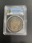1921 $1 High Relief Peace Dollar Gold Shield environmental Damage