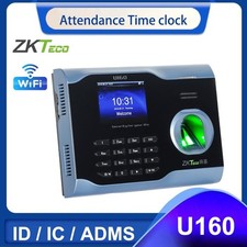 ZKTeco Fingerprint ID/IC/ADMS Attendance Time Clock U160  WiFi TCP/IP USB New