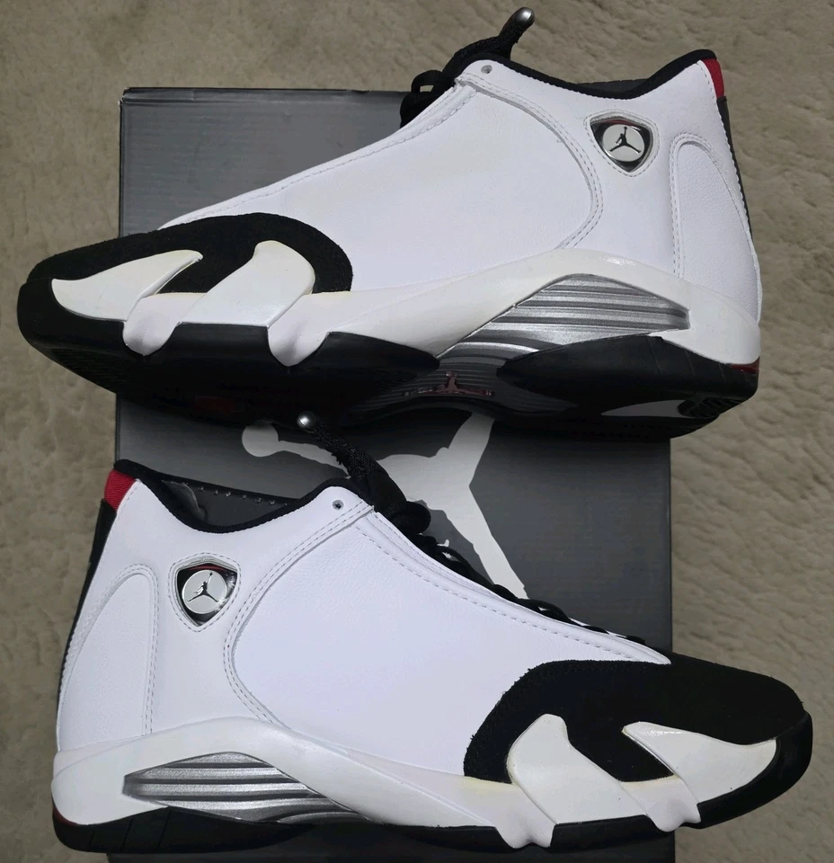 Air Jordan 14 Retro 2014 Puntera Negra (487471-102) Hombre 10 DS Foto 4 de 4