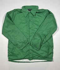 Vintage Sportsmaster Jacket Mens Medium Nylon Flannel Lined Made in USA 80s VTG