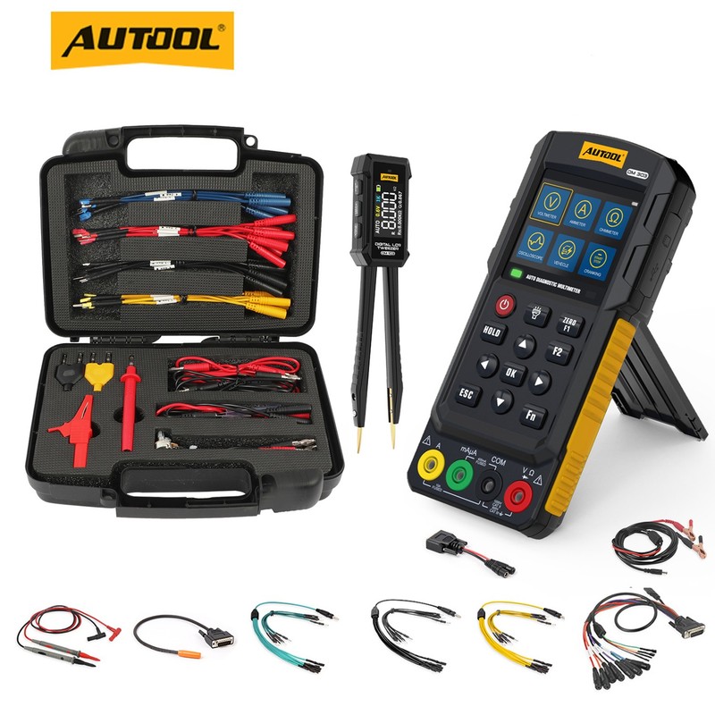 Diagnostic Multimeter Oscilloscope Digital Smart Tweezers LCR ESR SMD Test Leads