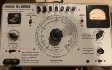 Vintage Sprague Tel-Ohmike Model TO-4 Capacitor-Resistor Analyzer