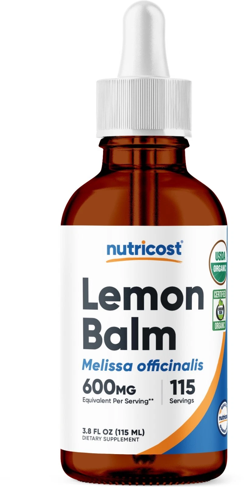 Lemon Balm Drops Bottle