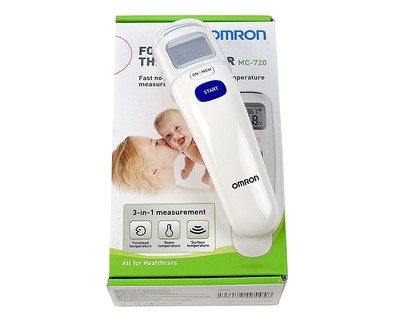 Omron OM-MC720-E Non Contact Easy to Hold Design Digital Forehead Thermometer