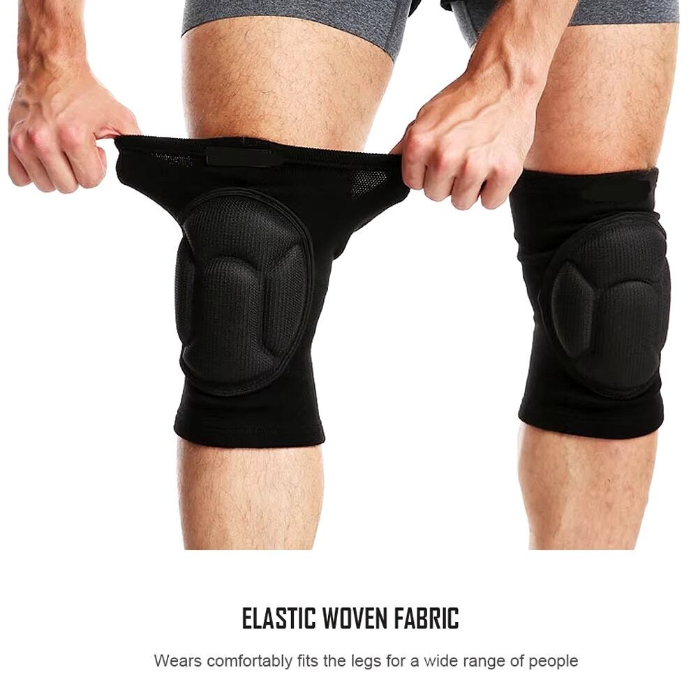 1Pair Protective Knee Pads for Men Women Work Volleyball Thick Anti-Slip