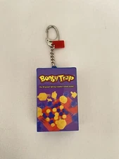 Vintage 2001 BOOBY TRAP GAME KEYCHAIN Miniature Basic Fun