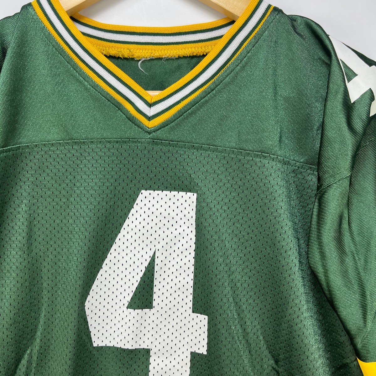 Vintage 90s Green Bay Packers Adidas NFL Jersey Favre #4 Youth XL