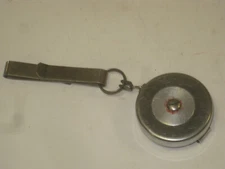 Vtg KEY-BAK Co. Retractable Key Chain Belt Clip