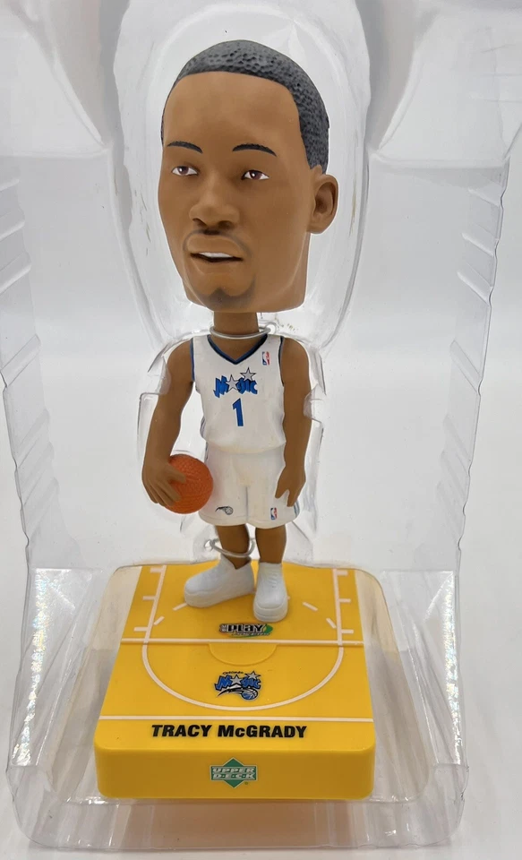 2001-02 Upper Deck NBA Play Makers Tracy McGrady Bobble Head Orlando Magic. Foto 2 de 4