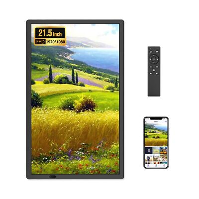 FANGOR 21.5'' Large Digital Picture Frame, WiFi Digital Photo Frame 1920 * 108...