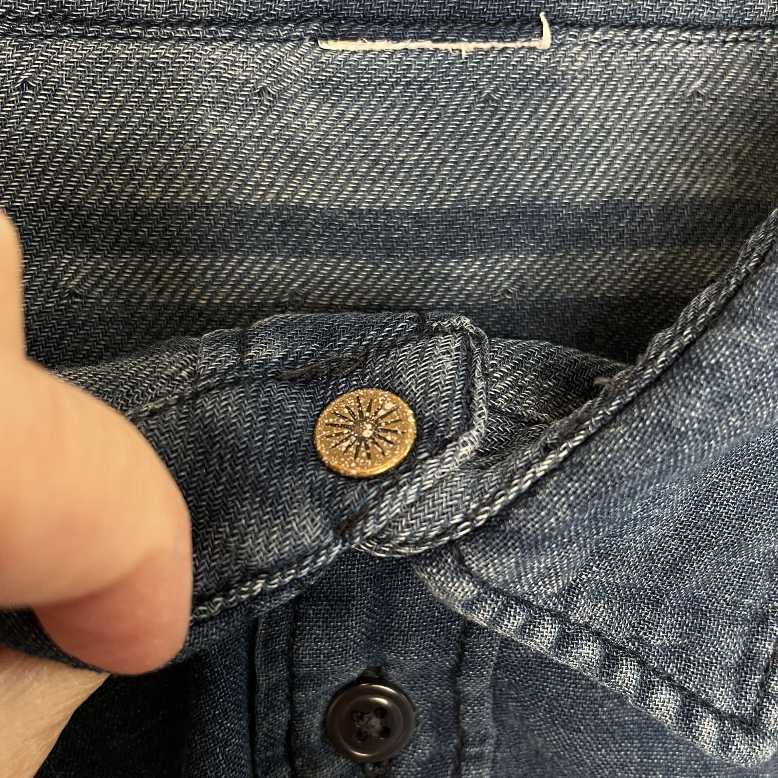 Faherty Mens' Reversible Button-Up Shirt, XL - image 6