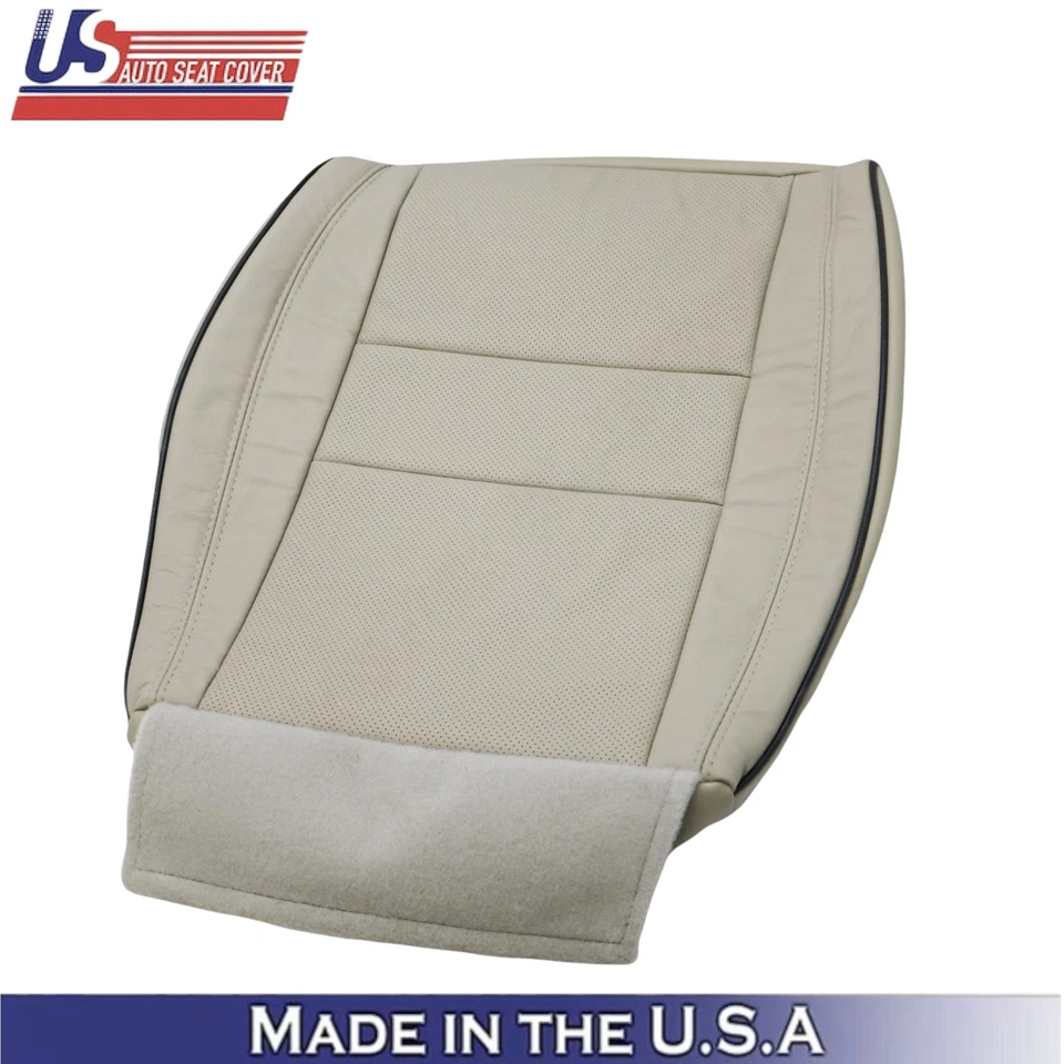 Fundas de asiento delanteras de cuero sintético Light Frost 2011-2021 para Jeep Grand Cherokee Foto 4 de 4