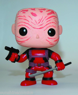 Pop Marvel Deadpool PX Red Maskless Figure Funko BRAND NEW
