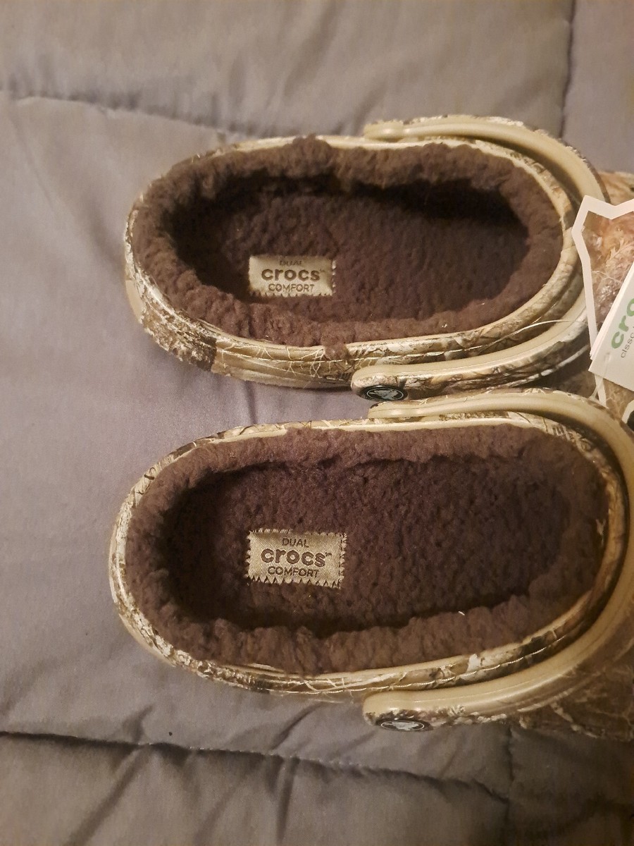 Crocs Classic Lined Realtree Edge Camo Clog 205377-280 M 7  display picture 3
