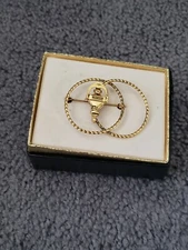 VINTAGE CRAFTSMAN DOOR KNOCKER LAPEL TIE TACK PIN NEW IN BOX