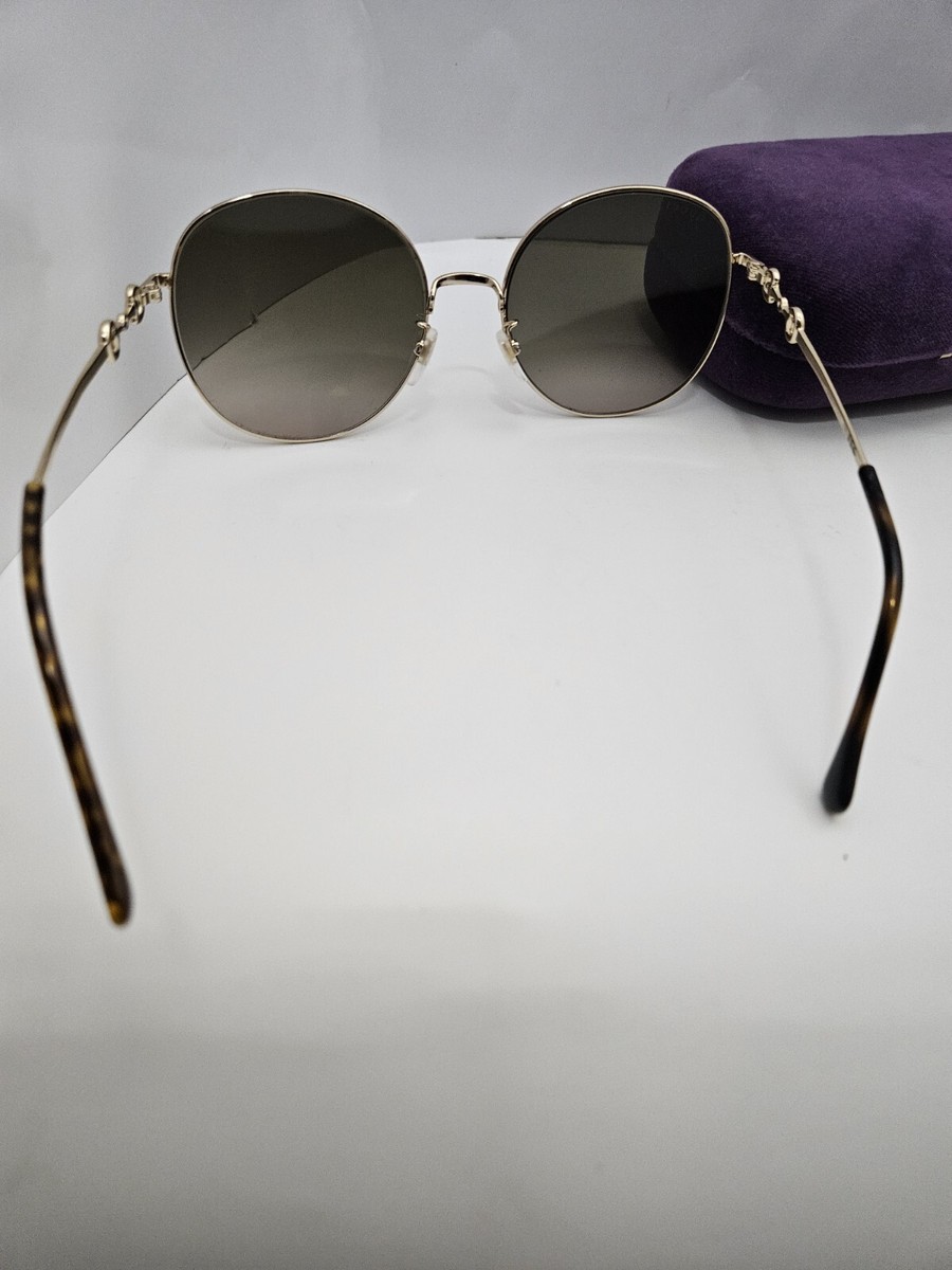 サングラス Gucci Sunglasses GG0881SA 002 Asian Fit Brown Gucci- GG0881SA - 002 Gold | Sunglasses Woman