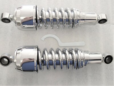 Heavy Duty Short Chrome Bobber Shocks – 11" – Fits Honda VT750 Shadow Spirit