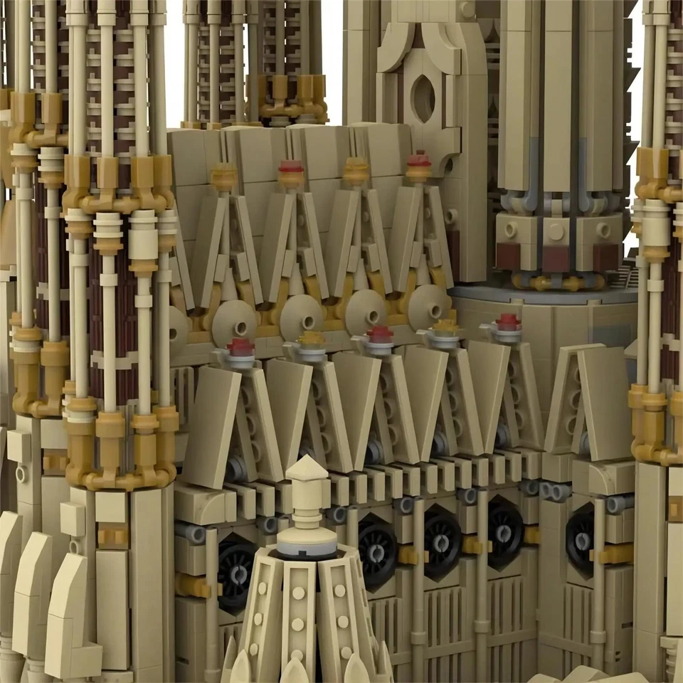 MOC Sagrada Familia Catedral Bloques de Construcción Juguetes Set 10045 Piezas Regalo Foto 4 de 4