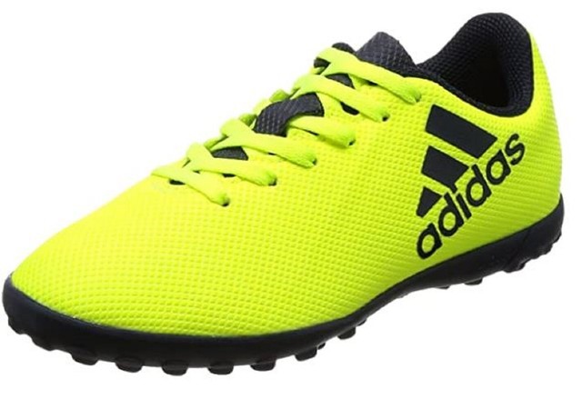 yellow adidas astro turf trainers