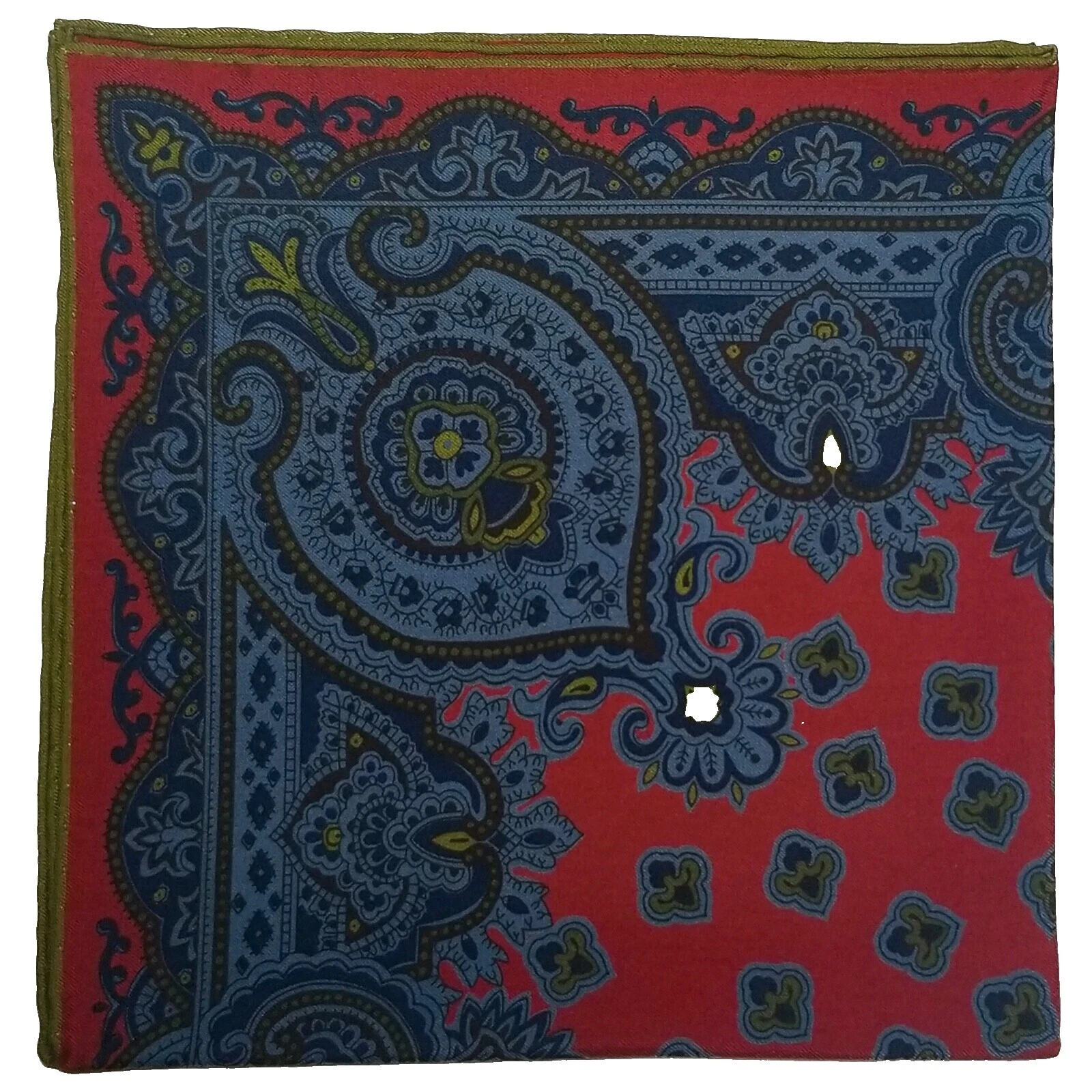 Geometric 100% Silk Pocket Square Handkerchiefs for Men