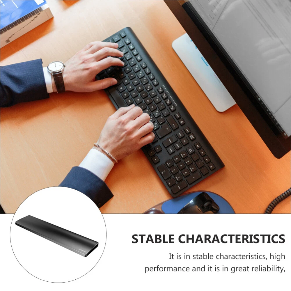 Aluminum Alloy Wrist Rest for 87 Key Mechanical Keyboards
