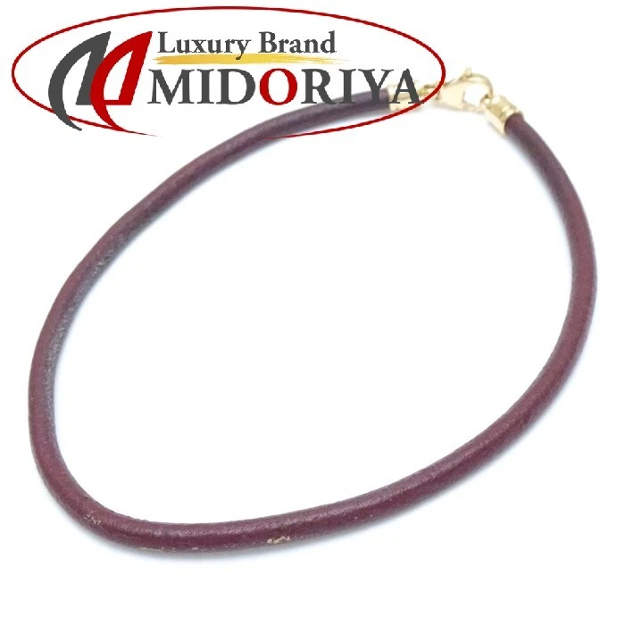 Bvlgari leather necklace outlet
