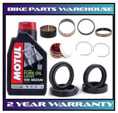 Fork Oil Seal Dust Cover Bushes Kit for Honda CRF250 L ABS 13-20