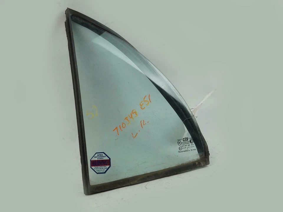 1995 - 1999 Hyundai Accent 4Dr Window Glass Door Vent Driver Left Side Rear Oem - Image 4 of 4