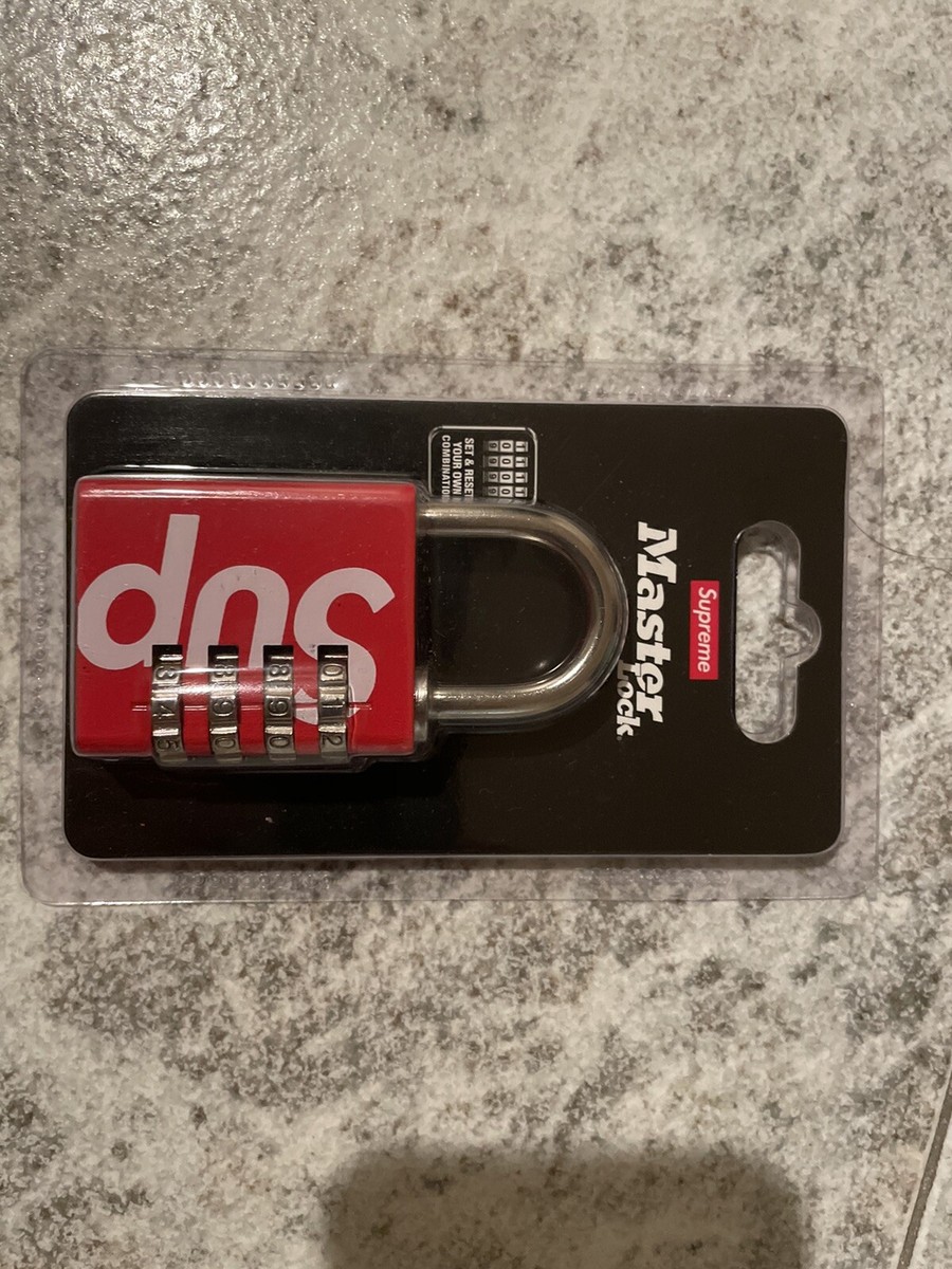 Supreme S/S 2019 Master Lock Numeric Lock Red | eBay