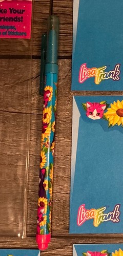 Vintage 1990’s Lisa Frank Imaginationery Stationery-Sunflower Kittens w Pen - Picture 2 of 3