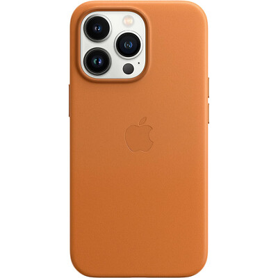 Original Apple Leather Leder Case Cover MM193ZM/A iPhone 13 Pro Golden Brown