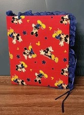Disney Mickey Mouse 3 Ring Photo Album/ Scrapbook Binder - Custom / Handmade