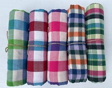 Thai Loincloth Pa-Kow-Ma Cotton Multi-Color Men's Bathing Scarf Shawl 80X200 cm
