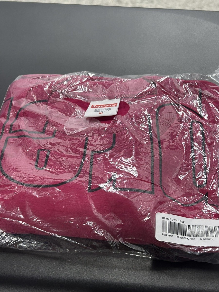 6 New Supreme FW22 Upside Down Tee Magenta Medium | eBay 