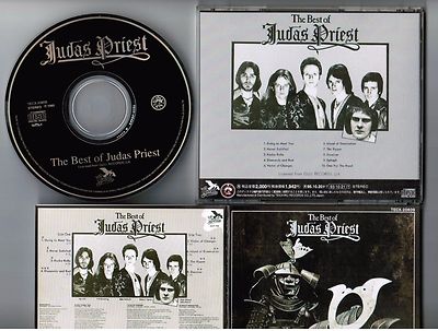 JUDAS PRIEST The Best of JAPAN CD TECX-20609 w/17-p BOOKLET 1993
